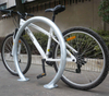 Ground Praktisk Stand Up Galvanized Bike U-stativ for høykvalitets bolig