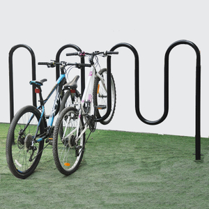 Stål Multi Clycling 3 sykkelstativ garasjeparkeringsplass med oppbevaring