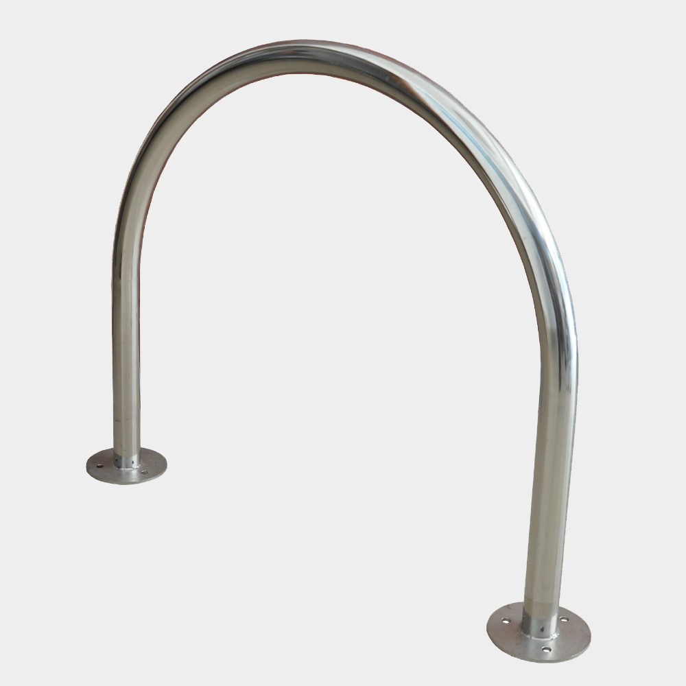 Industrial Stand Up U Shape Single Hoop Bike Stand Stål
